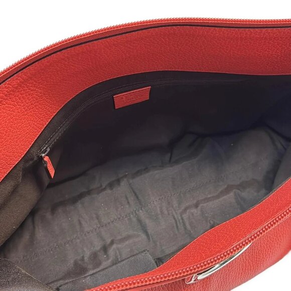 GUCCI Abbey Red Leather - Handbag 388-081625 - Picture 8 of 9